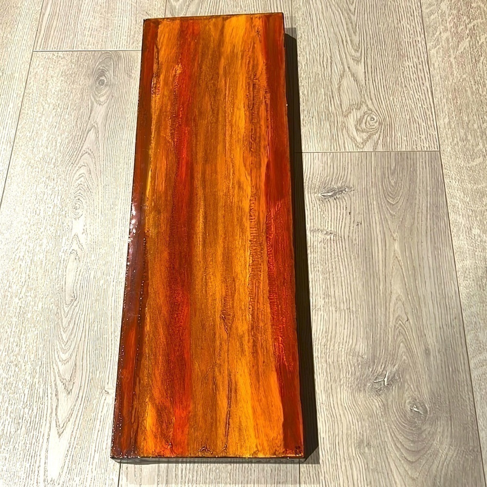 Liz Williams Epoxy Canvas Original Art 24” x 8”